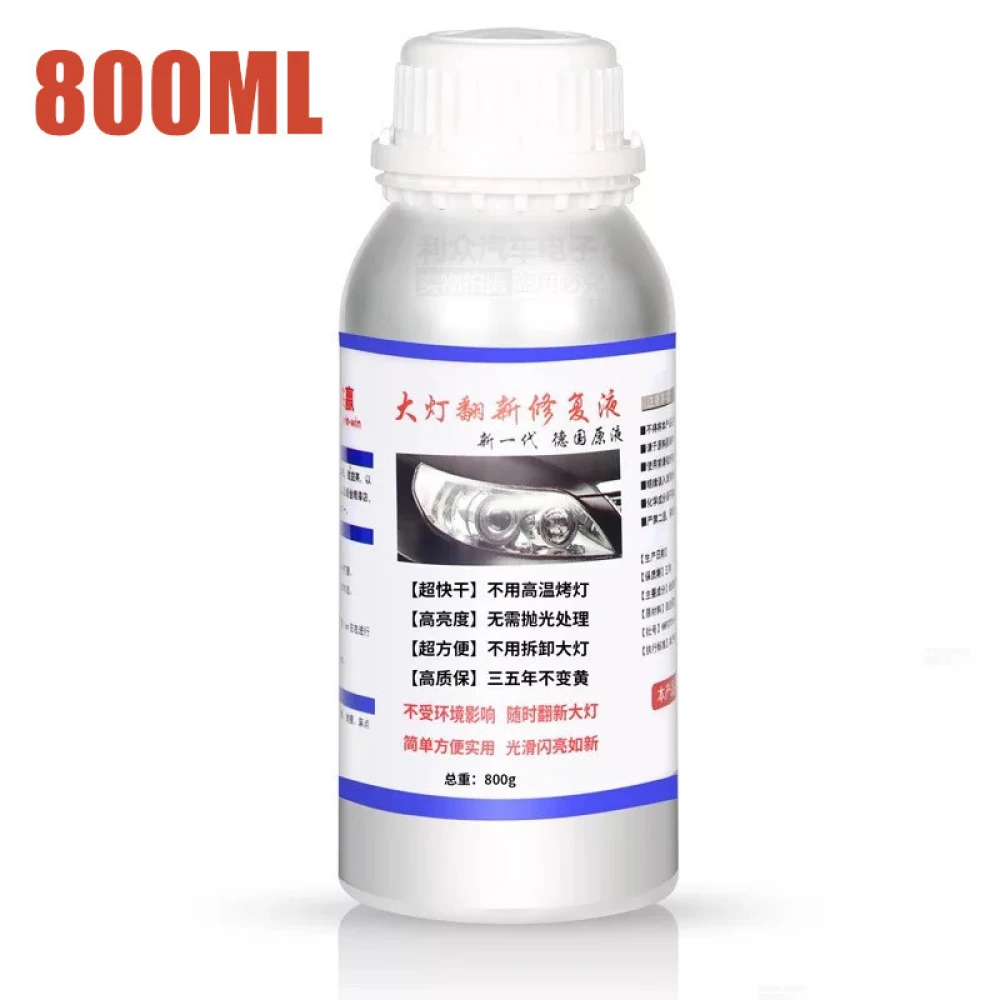 Polymère liquide pour restaurer les phares, 800ml TSX TOOL