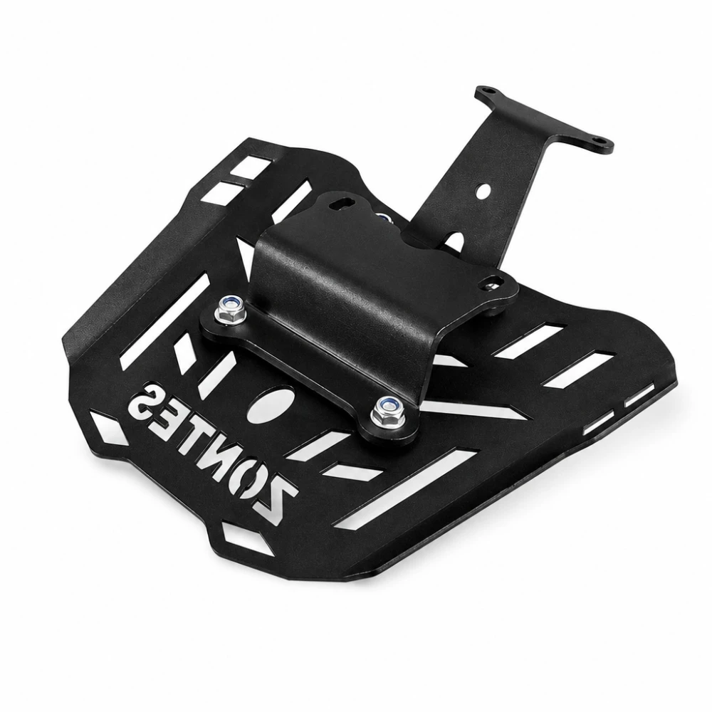 Porte-bagages Arrière Zontes 150X / 125X — Grille Porte-bagages en Fer 4 mm, Noir