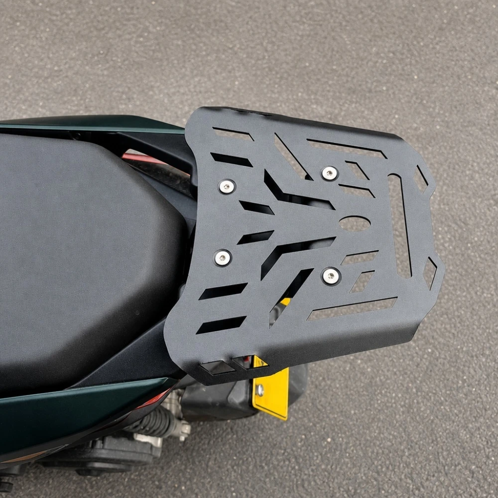 Porte-bagages Arrière Zontes 150X / 125X — Grille Porte-bagages en Fer 4 mm, Noir