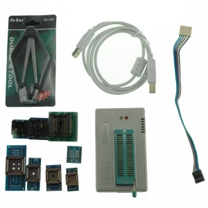 satkit Programmateur universel USB Minipro TL866A avec ICSP et 5 sockets pour microcontrôleurs