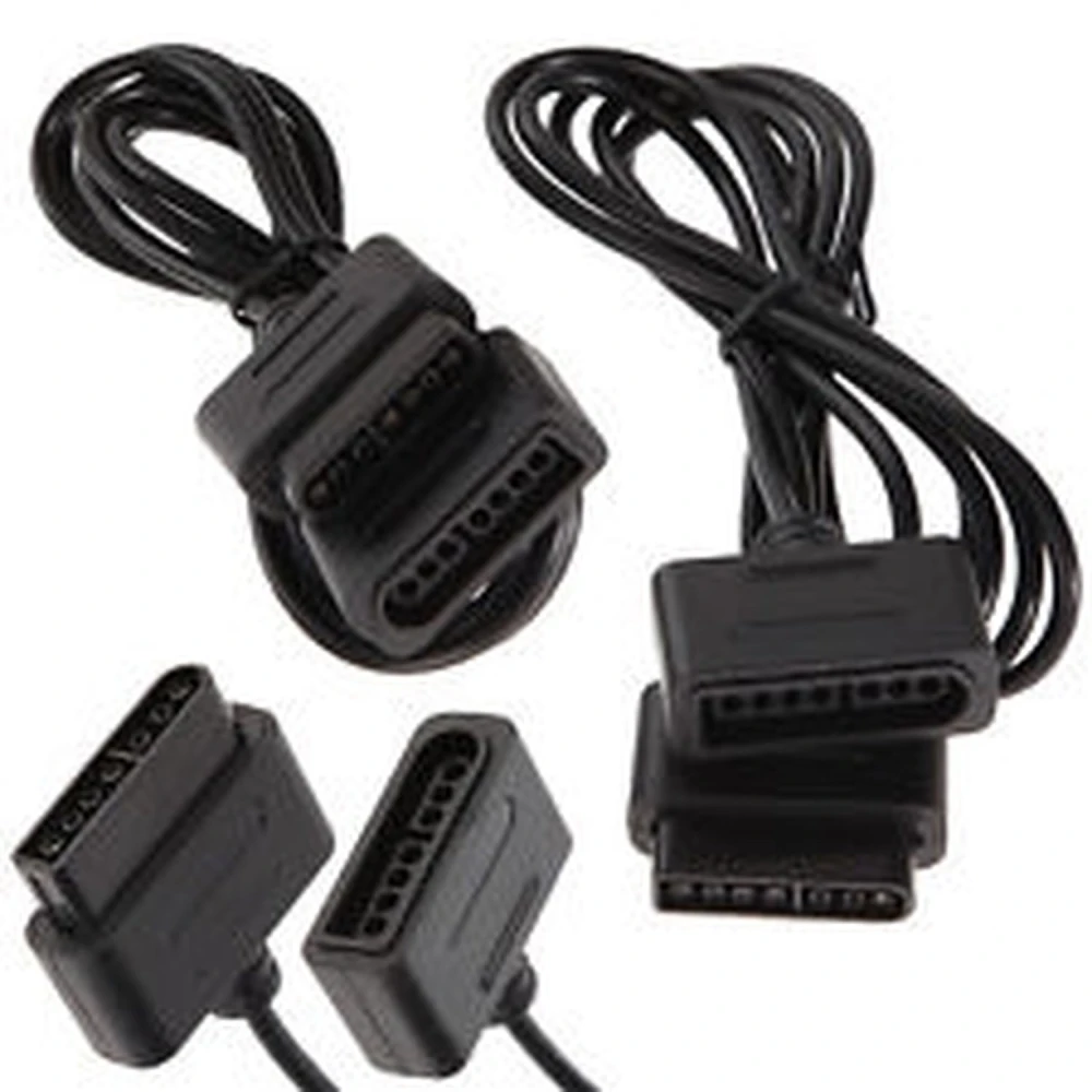 Rallonge pour manette SNES noire - câble rallonge pour Super Nintendo