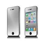 Protection écran iPhone 4G effet miroir anti-rayures