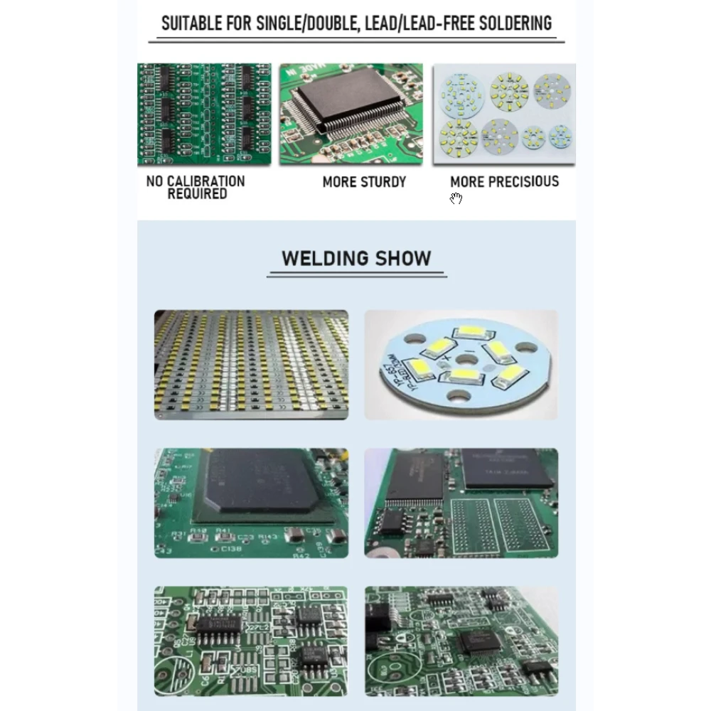 Puhui T-962 V2.0 Four de refusion infrarouge pour PCB et composants SMD BGA