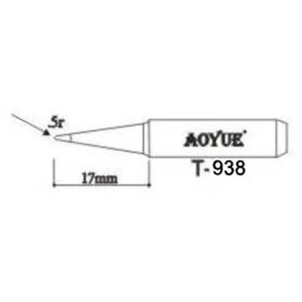 Pointe de fer à souder Aoyue 938 de rechange compatible uniquement avec Aoyue 938