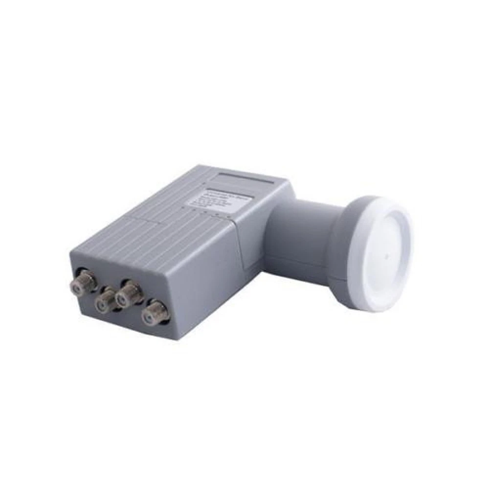 Quad LNB universel 4 sorties pour connecter jusqu’à 4 récepteurs HDTV