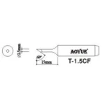 Pointe de fer à souder Aoyue T1,5CF pour stations de soudage professionnelles