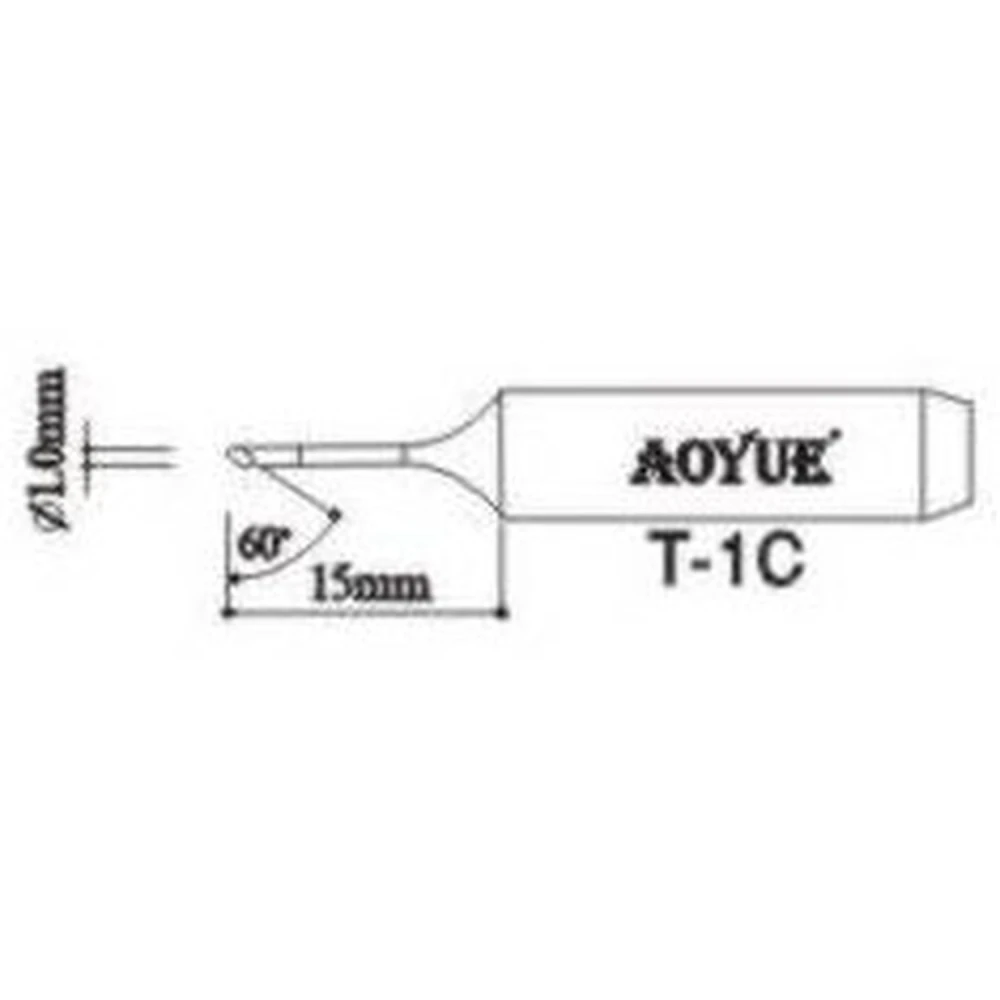 Pointe de rechange Aoyue T1C pour stations de soudage
