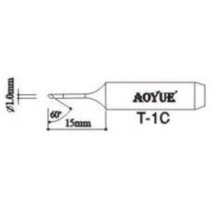 Pointe de rechange Aoyue T1C pour stations de soudage