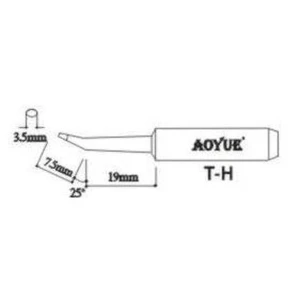 Pointe de rechange Aoyue TH pour stations de soudage