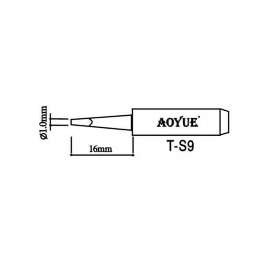 Pointe de fer à souder Aoyue TS9 pour stations de soudage