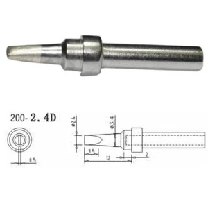 Pointe de fer à souder Mlink S4 MOD 200-2,4D compatible avec plusieurs stations