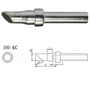 Pointe de fer à souder Mlink S4 MOD 200-4C compatible avec Quick 203h et Atten at150d