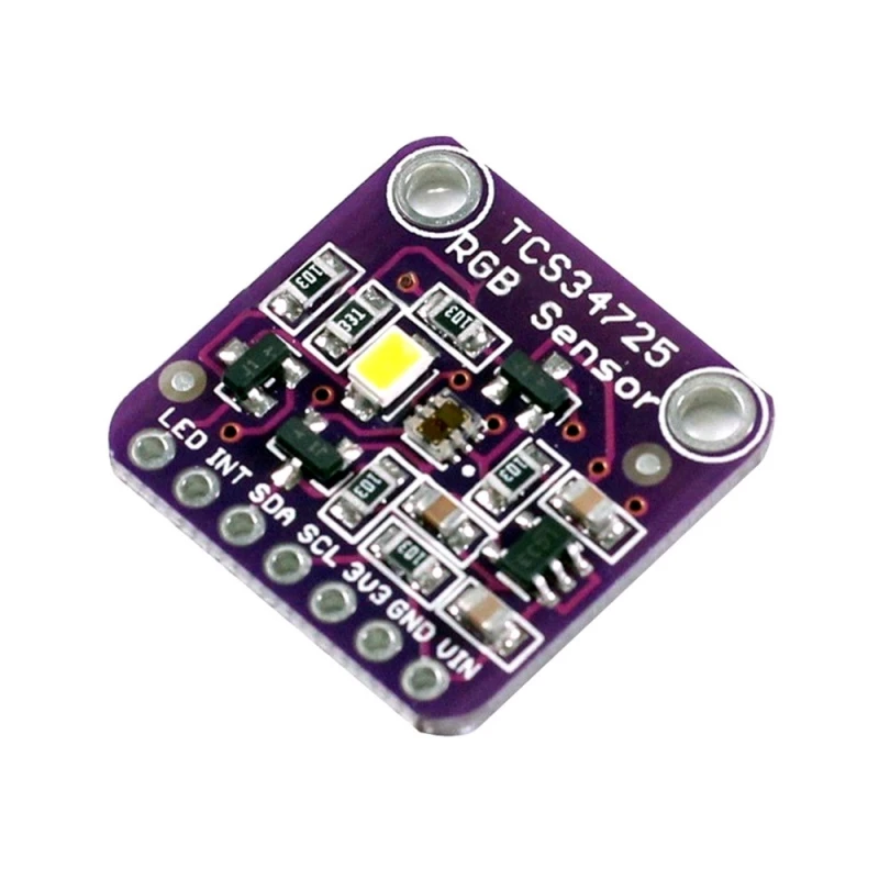 Capteur de couleur RGB TCS34725 pour Arduino avec filtre IR et LED blanche