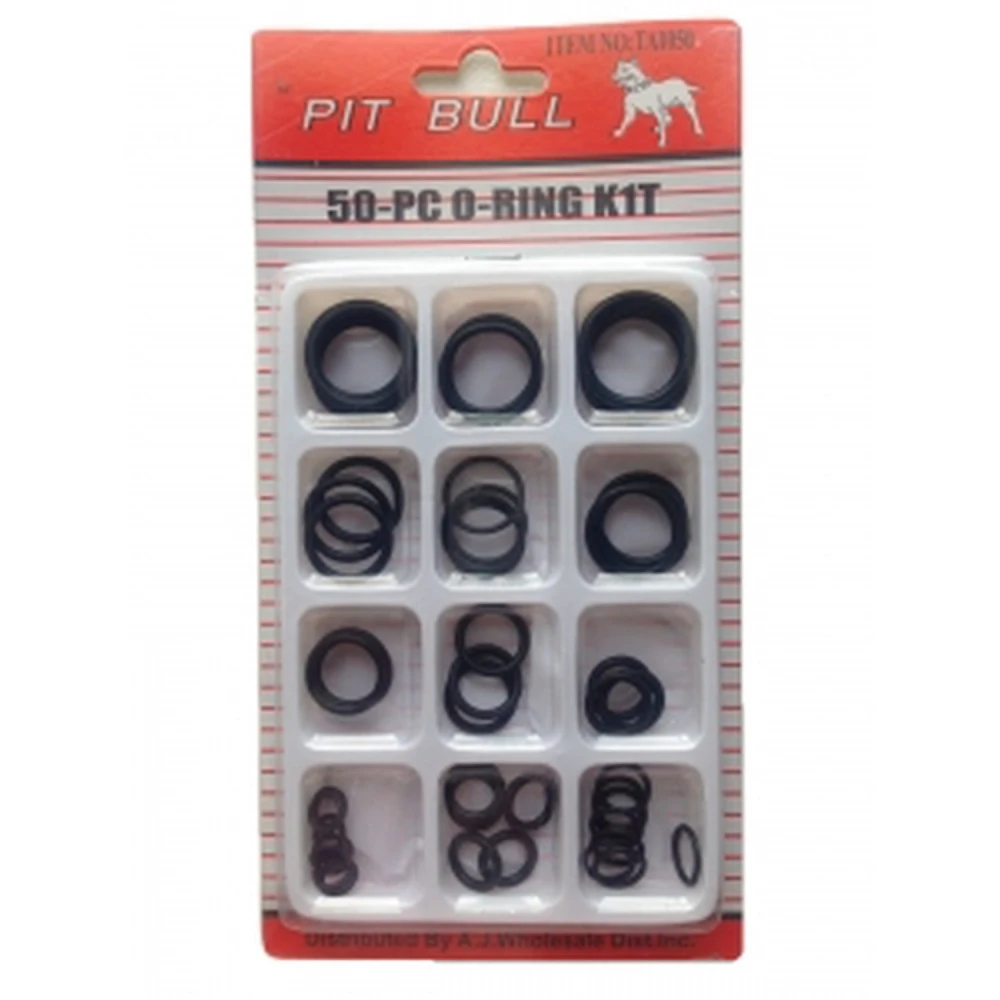 Kit de 50 joints toriques pour plomberie avec 12 tailles