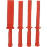 Set de 4 grattoirs biseau plastique pour retirer les adhésifs en toute sécurité