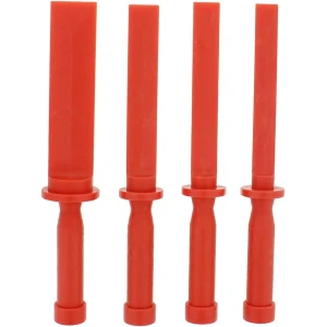 satkit Set de 4 grattoirs biseau plastique pour retirer les adhésifs en toute sécurité
