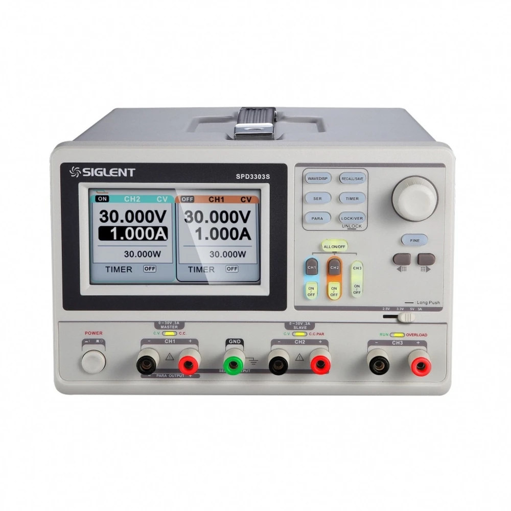 Siglent SPD3303D alimentation de laboratoire triple sortie programmable avec connexion PC