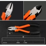 SK-516 173mm Pince coupante diagonale haute puissance TSX TOOL