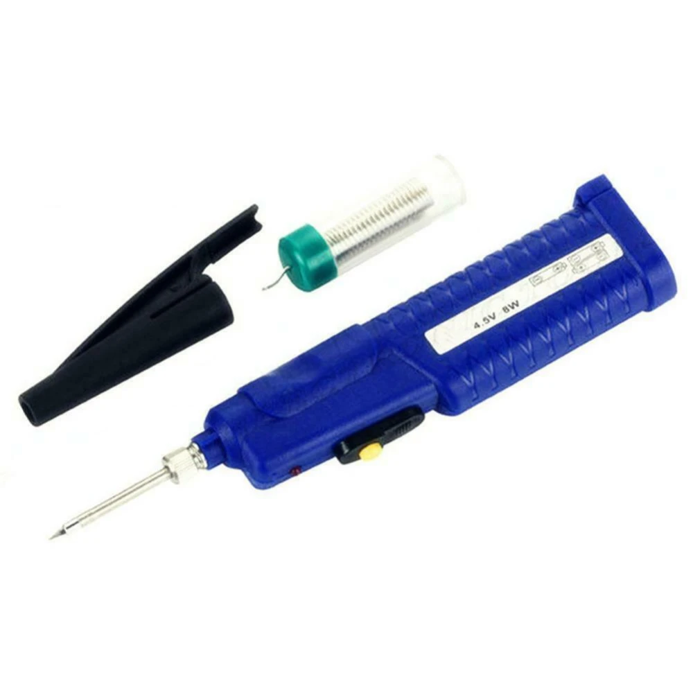 Imagen del soldador a batería 8W satkit con baterías AA