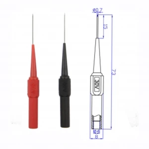 Amass Sonde de test pointe 0,7 mm pour banana TP4161 Amass - Haute précision