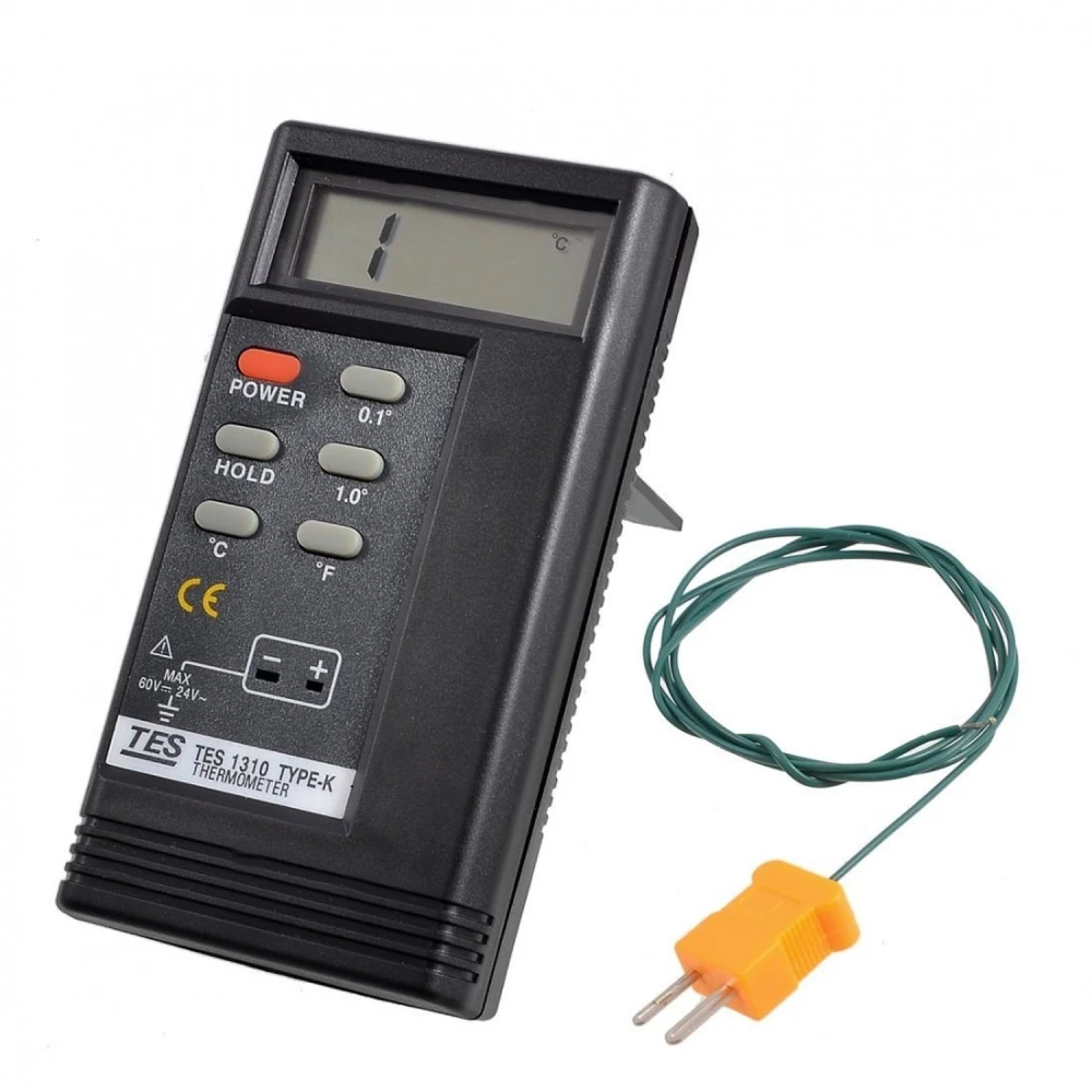 Sonde de température numérique TES-1310 plage -50 à +1300°C pour usage industriel
