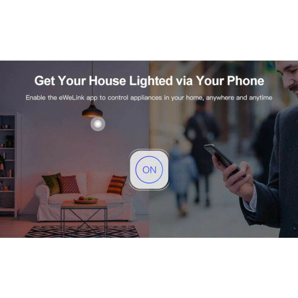 Paquete del Sonoff Mini Wifi Smart Switch con accesorios incluidos