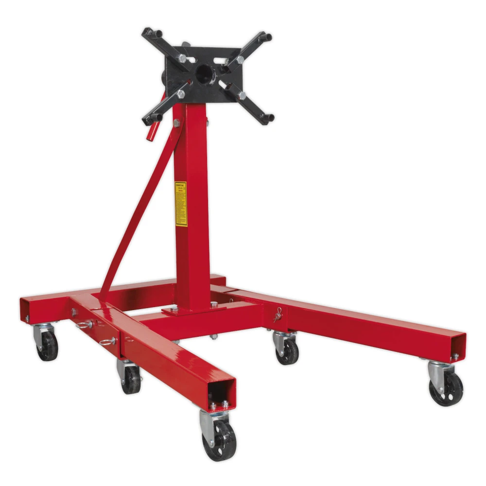 Support moteur pliable 900kg avec rotation 360° et bras réglables