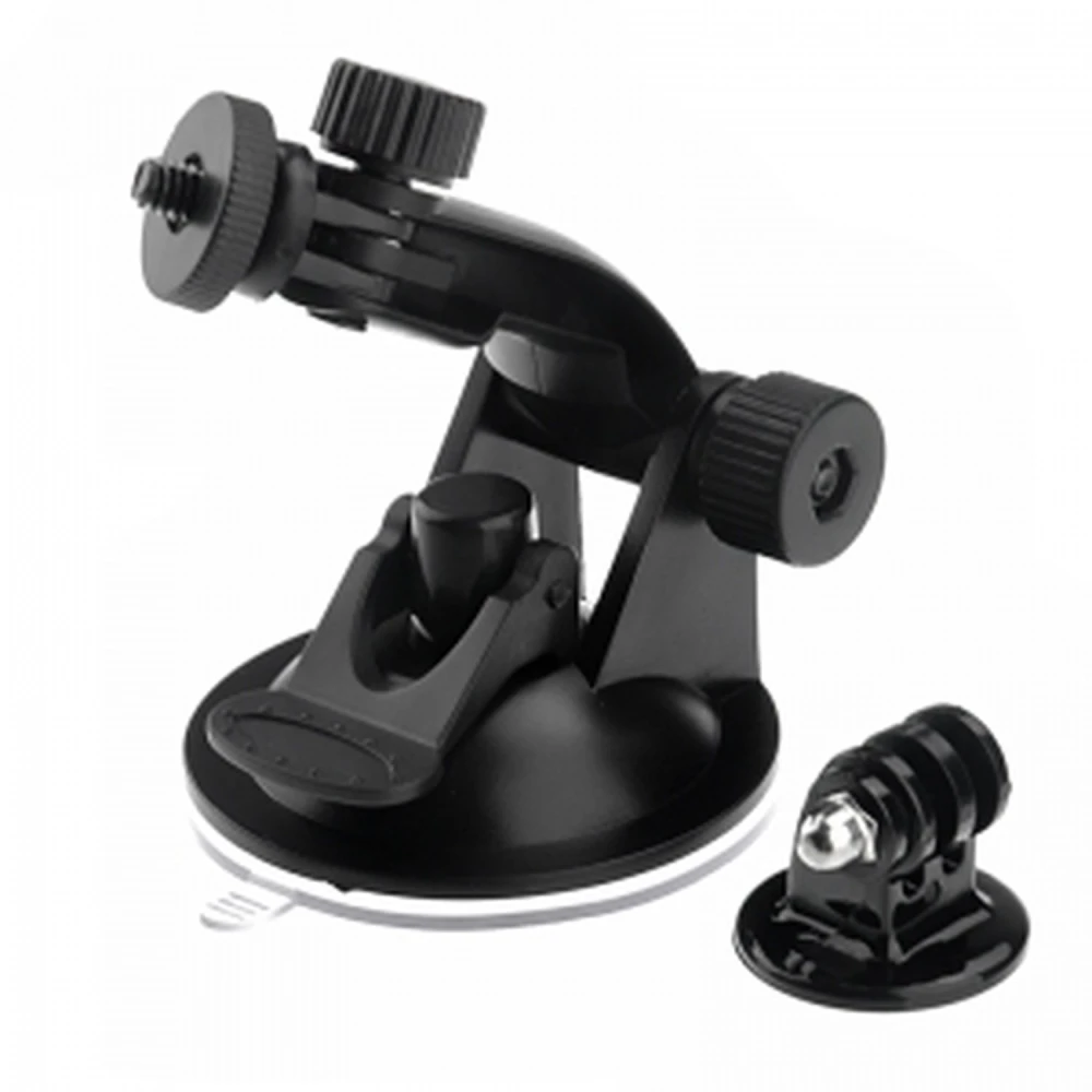Support ventouse voiture GoPro avec adaptateur trépied pour GoPro 1-4 et SJ4000