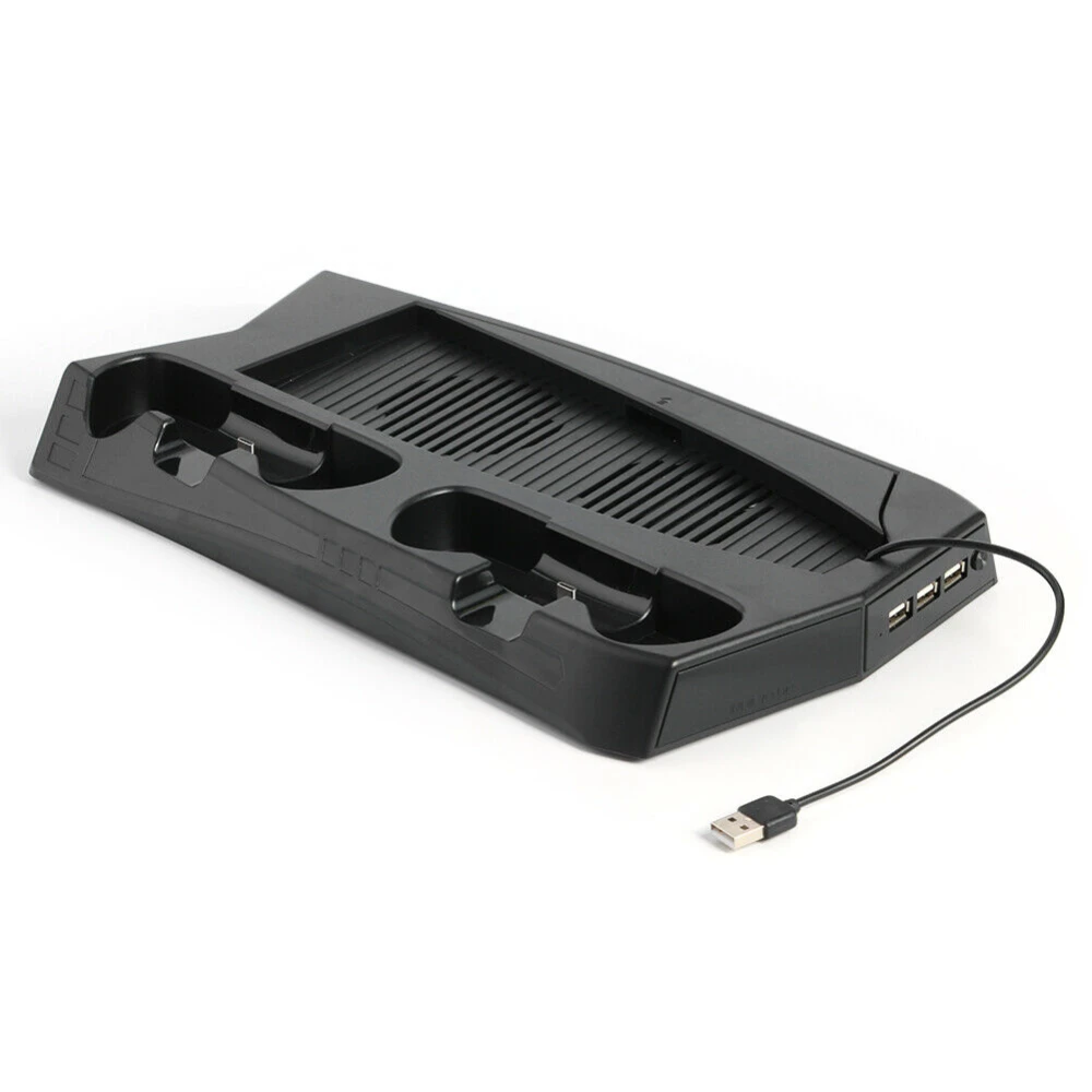 Support vertical de charge avec ventilateur compatible avec Playstation 5 PS5 DE/UHD