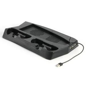 satkit Support vertical de charge avec ventilateur compatible avec Playstation 5 PS5 DE/UHD