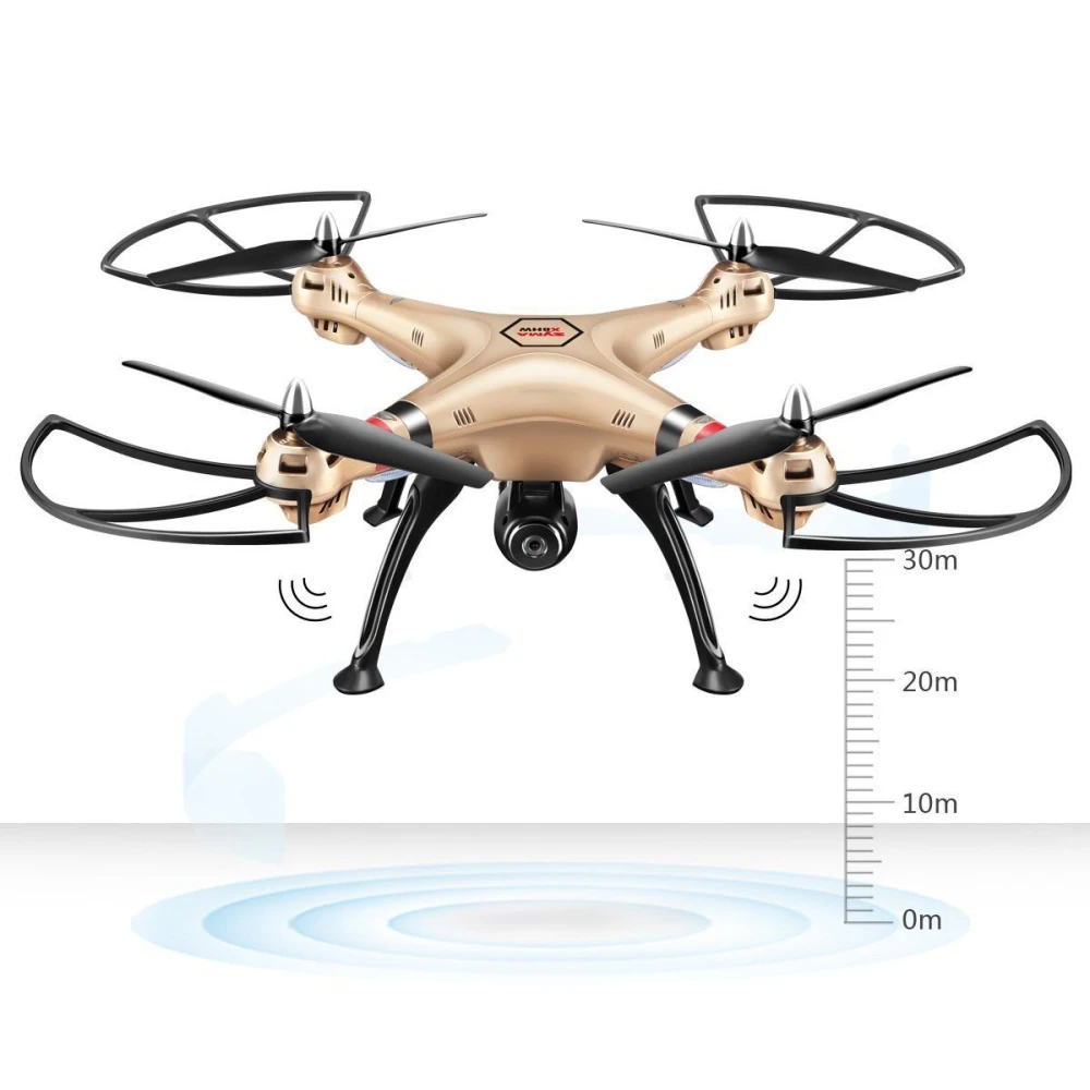 Drone quadricoptère FPV Syma X8hw avec caméra WiFi HD en temps réel