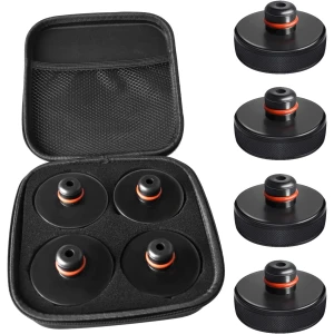 Cale en caoutchouc pour lever Tesla Model 3/S/X/Y avec étui et 4 disques