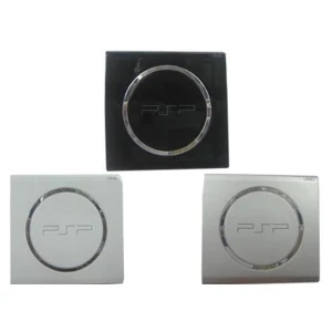 Cache UMD de rechange pour PSP 3000 disponible en noir, blanc et argent