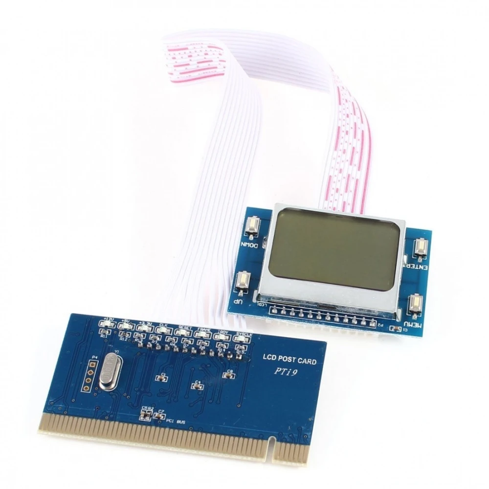 Carte de diagnostic PCI pour PC avec écran LCD PTI-9
