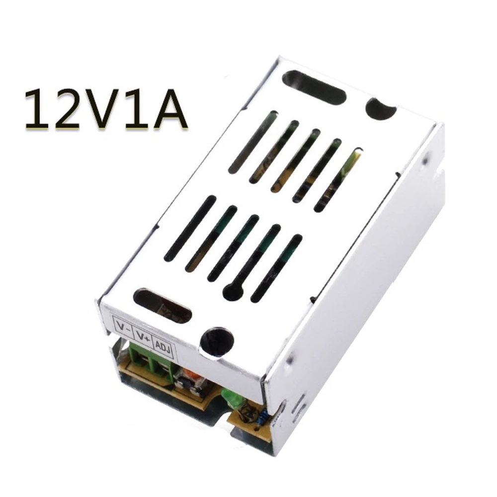 Transformateur 12V 1A avec réglage de tension et boîtier métallique YourLed