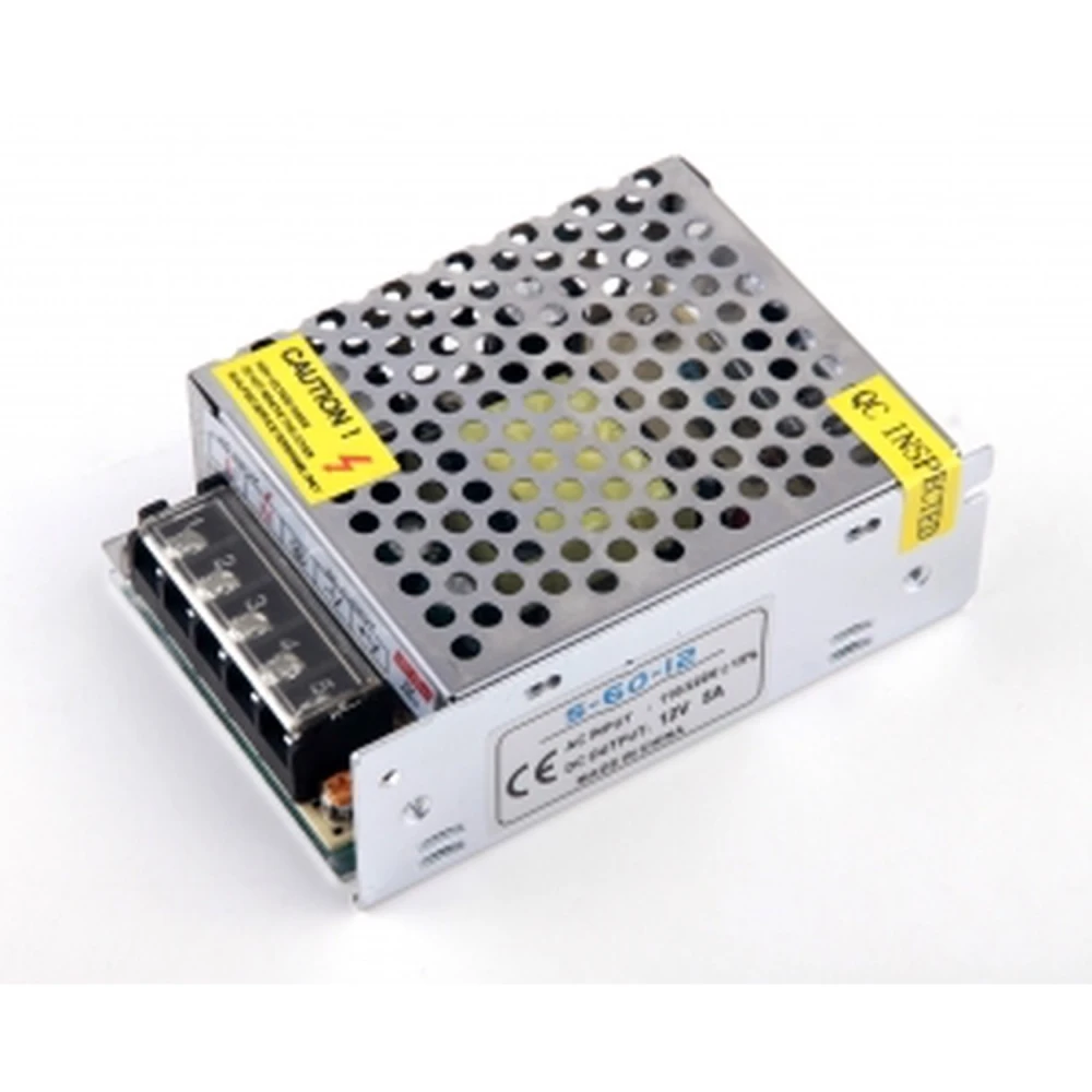 Transformateur 12V 5A 60W - Alimentation AC/DC de haute qualité
