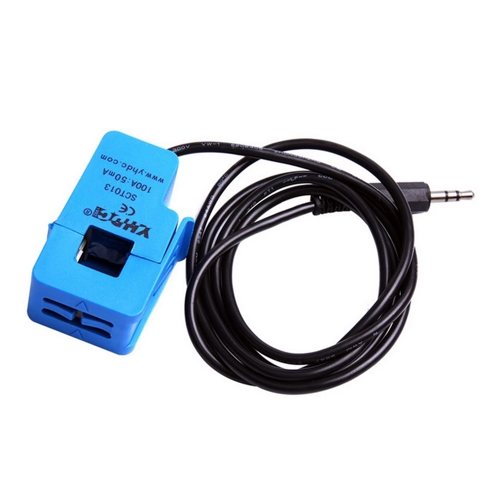 Transformateur de courant CA YHDC SCT013 5A-100A avec sortie 50mA / 1V