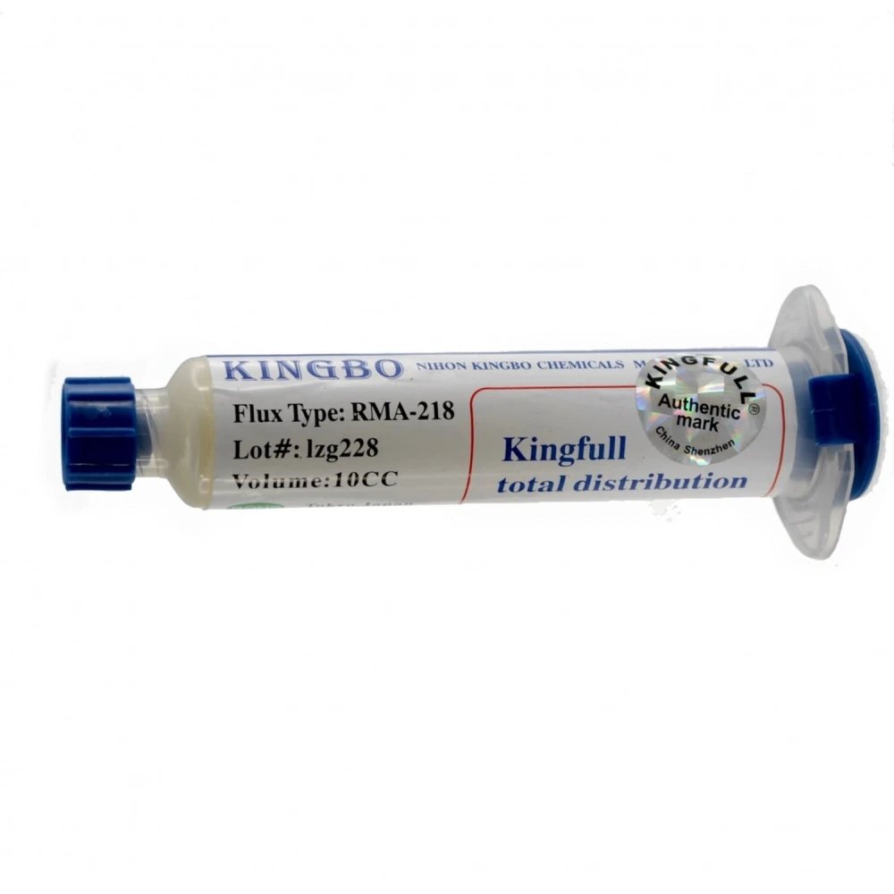 Tube 10cc Kingbo RMA-218 flux pour dessoudage et nettoyage électronique