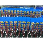 Gaine thermorétractable PVC pour pack de batteries 1m x 280mm x 0.15mm bleu
