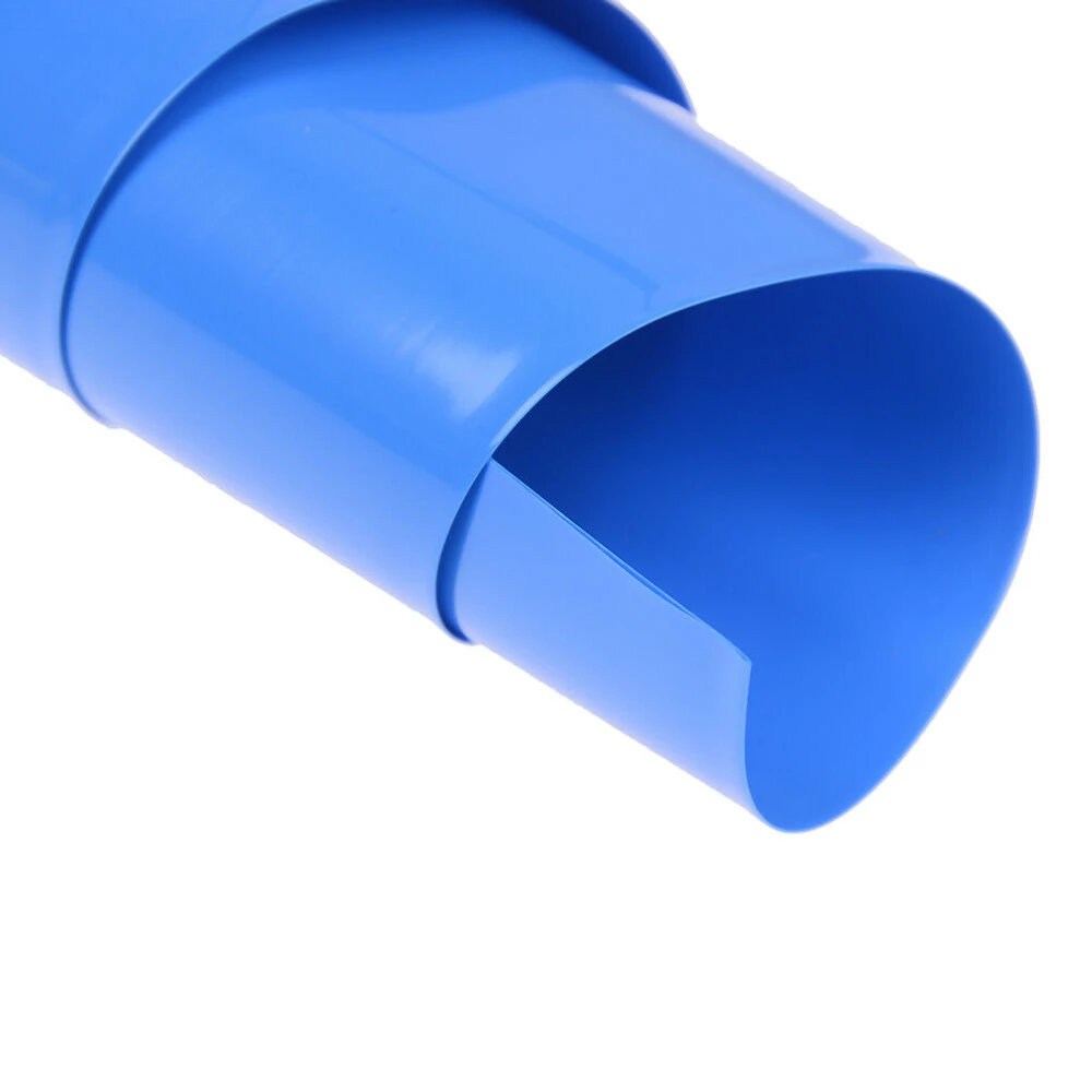 Gaine thermorétractable PVC pour pack de batteries 1m x 280mm x 0.15mm bleu