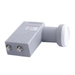 Twin LNB universel 2 sorties pour connecter jusqu'à 2 récepteurs HDTV