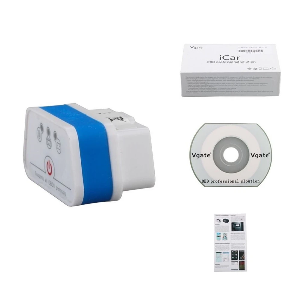 Vgate iCar2 OBD2 Elm327 WiFi mostrando datos en smartphone