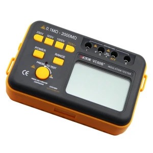 satkit Victor VC60B+ testeur d'isolement CAT III 1000 V pour résistances jusqu'à 2000 MΩ