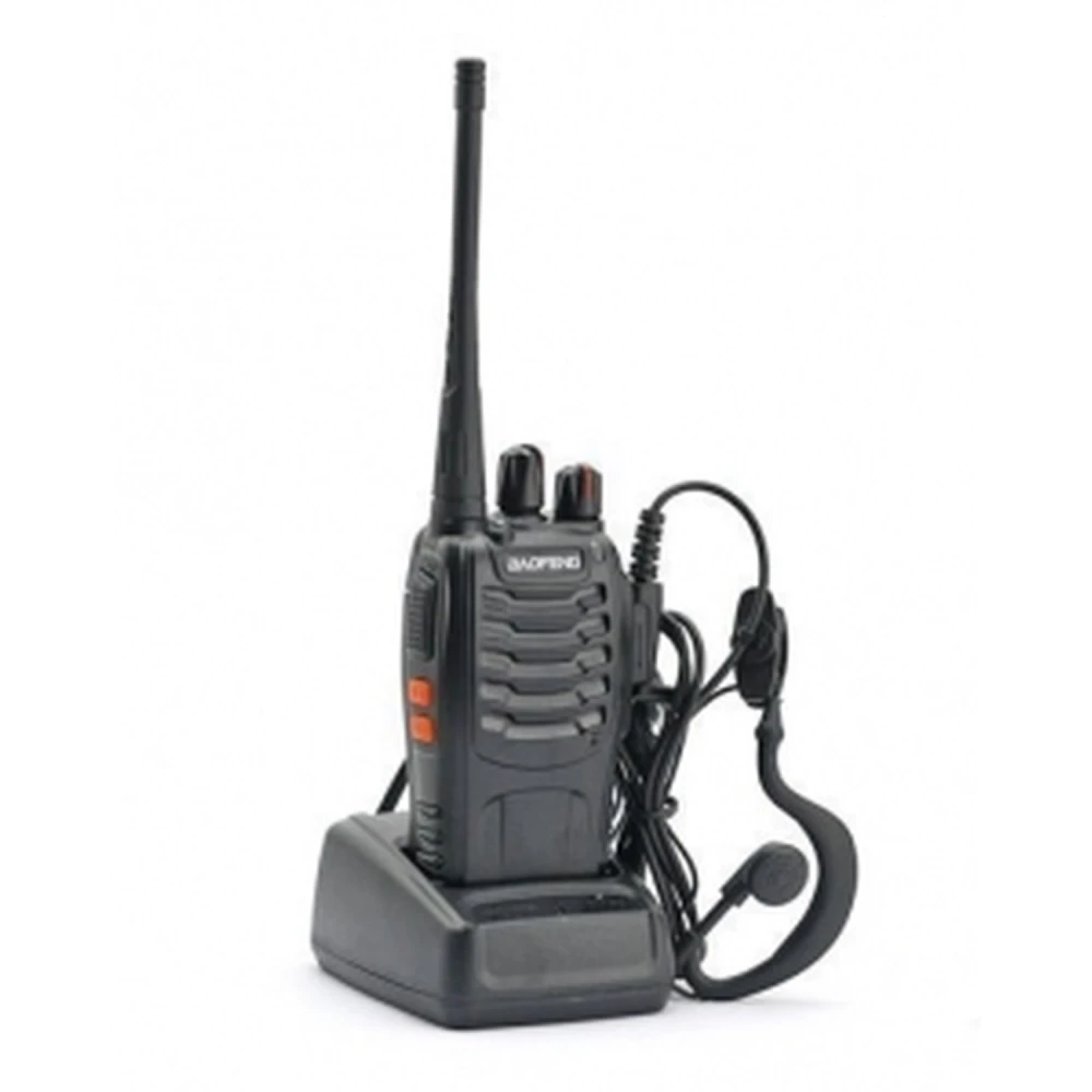 Talkie-walkie double bande Baofeng BF-888S avec oreillette incluse