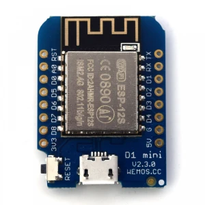 xgecu Wemos D1 Mini NodeMCU WiFi ESP8266 - Carte de développement IoT Arduino ESP8266