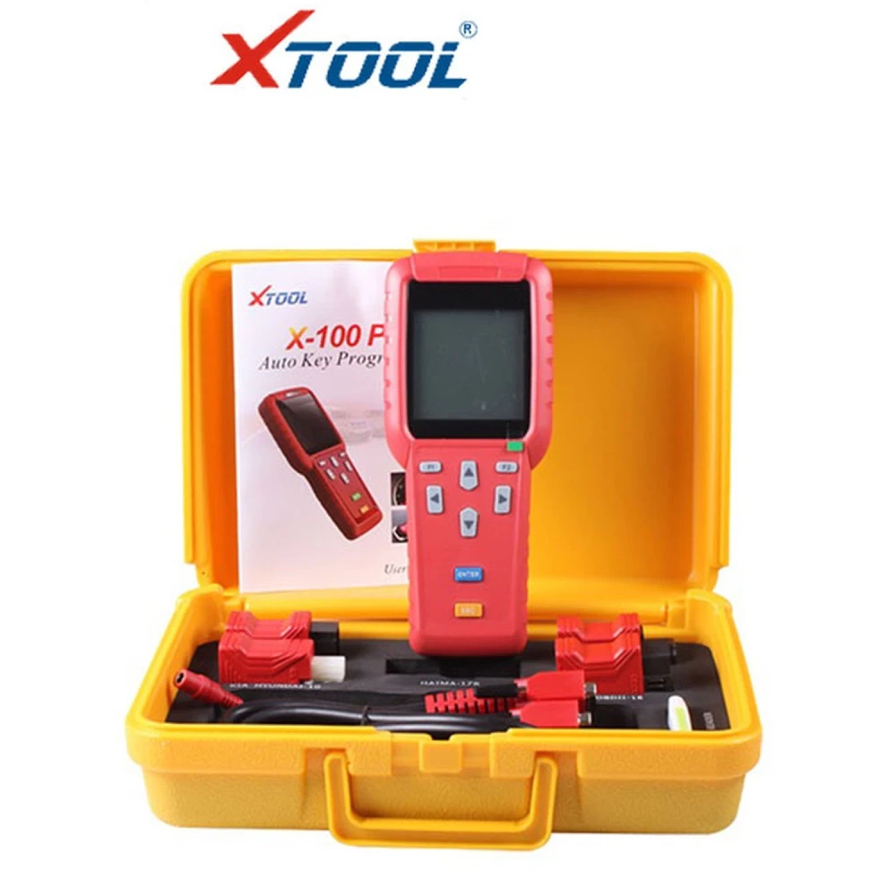 Dispositivo portátil Xtool X100 Pro con accesorios para programación automotriz